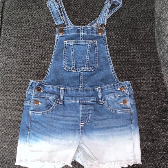 little girls overall shorts